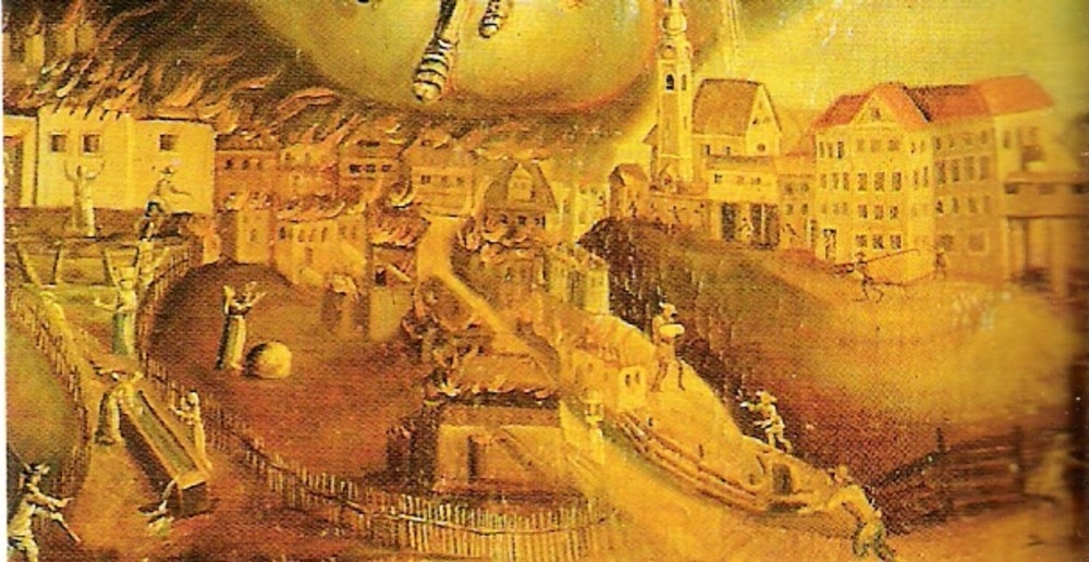Goreči Predtrg, 1761 (votivna podoba v cerkvi na Studenčicah)